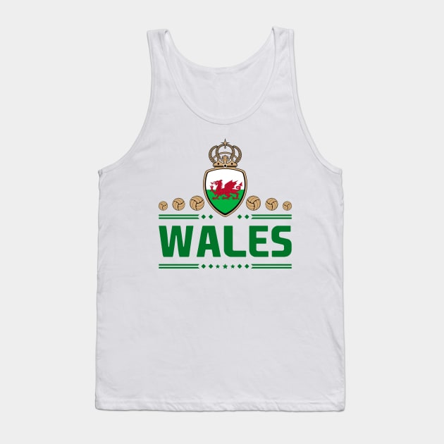 WALES FOOTBALL SPORT Tank Top by VISUALUV